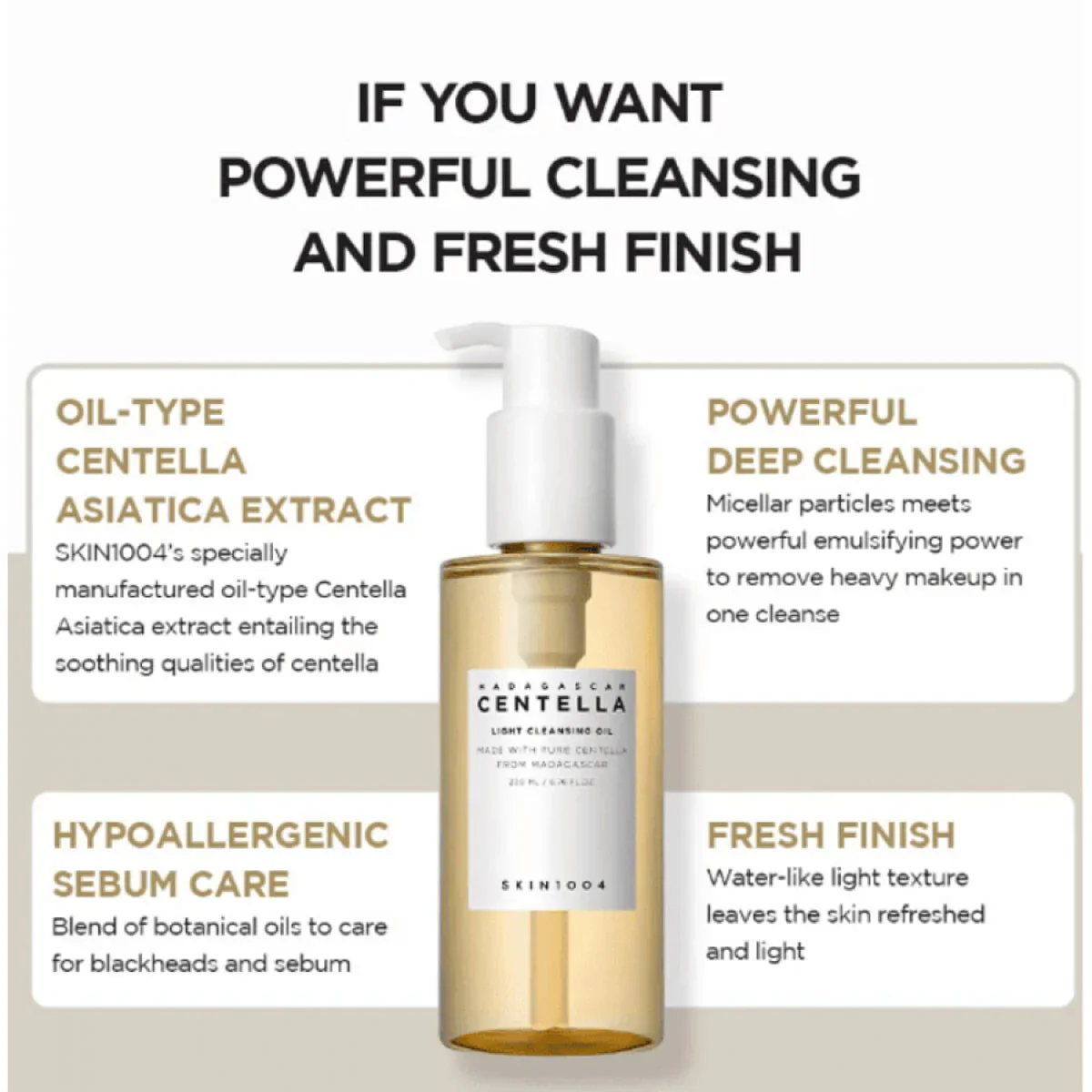 Centella Cleansing Oil - 200ML - Image 2