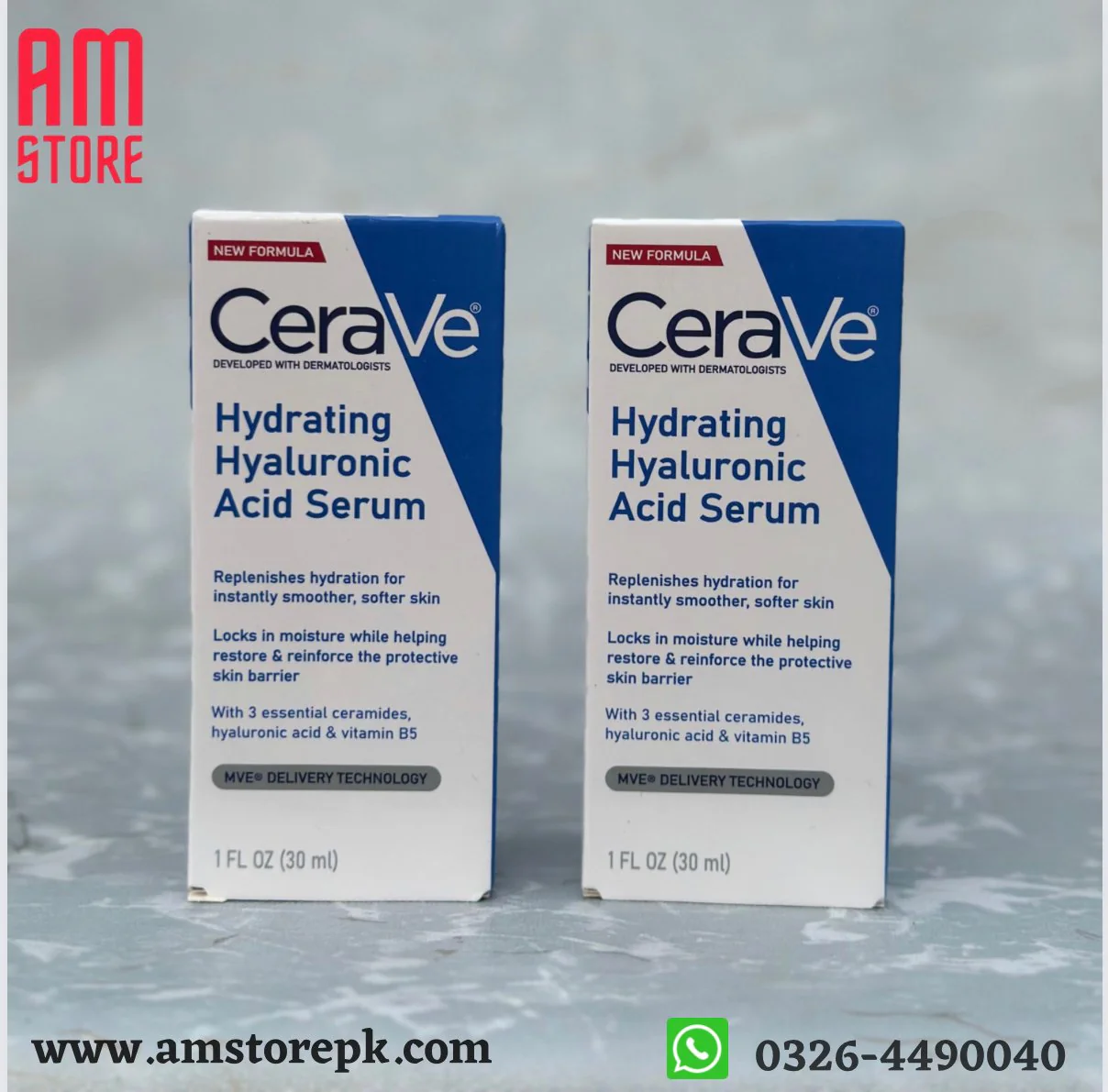 CERAVE Hydrating Hyaluronic Acid Serum (Original Factory Leftover Stock) - Image 3