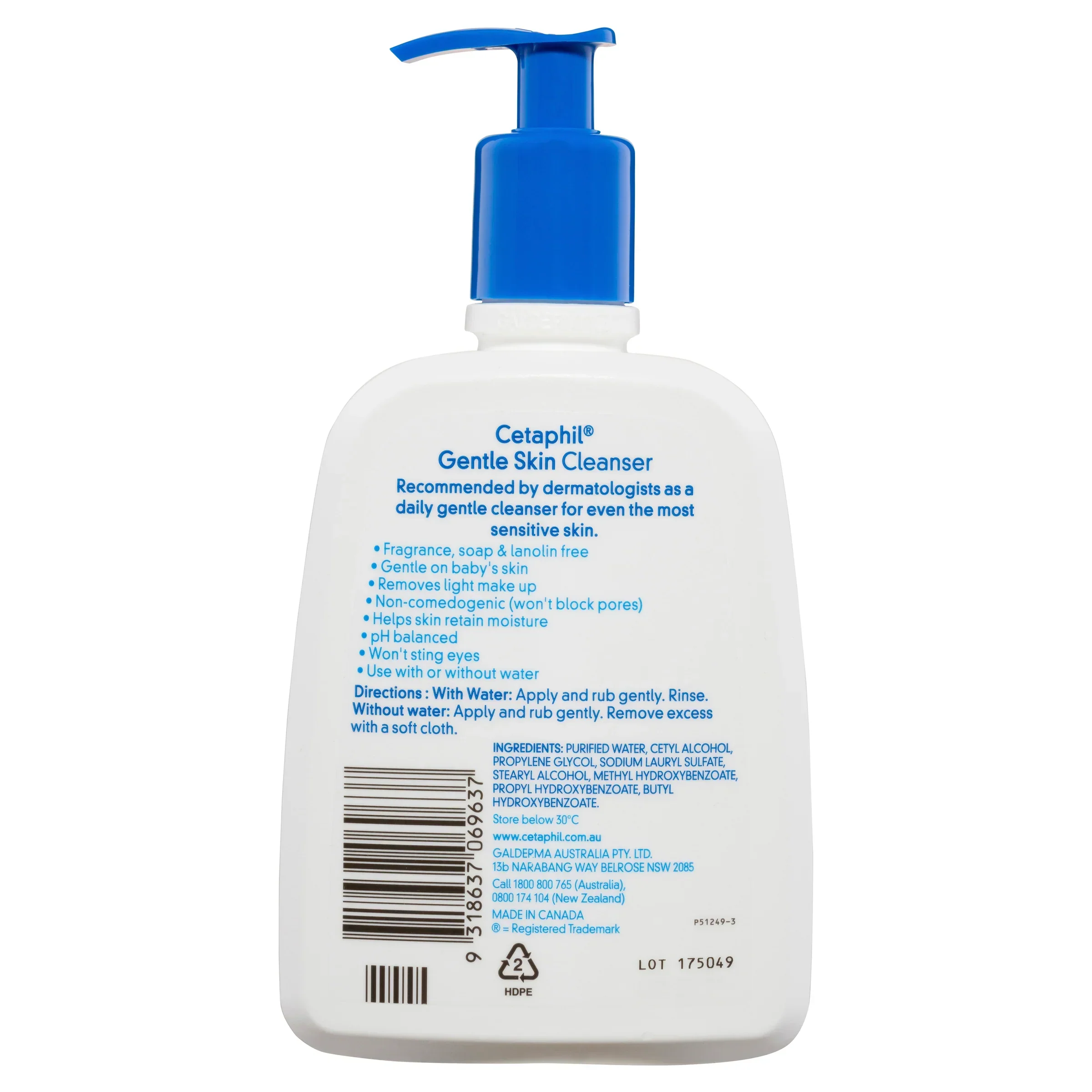 Cetaphil Gentle Skin Cleanser (Face &amp; Body) (For All Skin Types) 500mL - Image 2