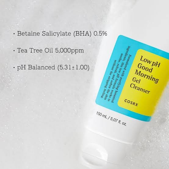 COSRX - Low pH Good Morning Gel Cleanser 150ml Korea - Image 3