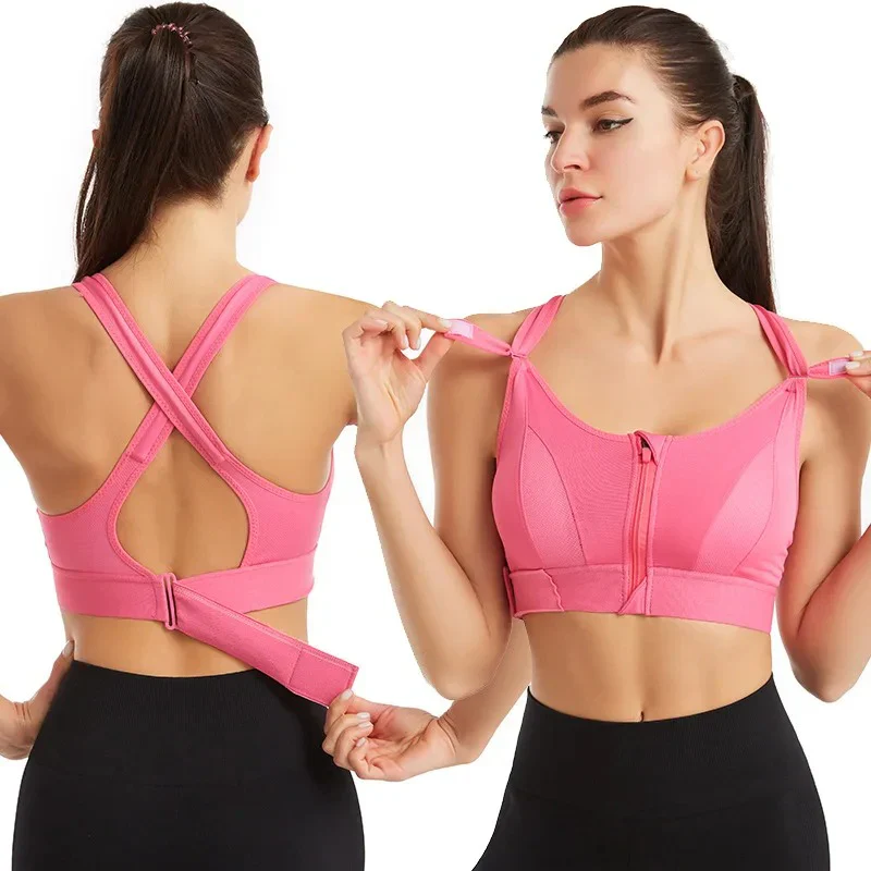 Front Zipper Best Selling Sports Casual or Gym Bra ( Free Size ) - Image 3