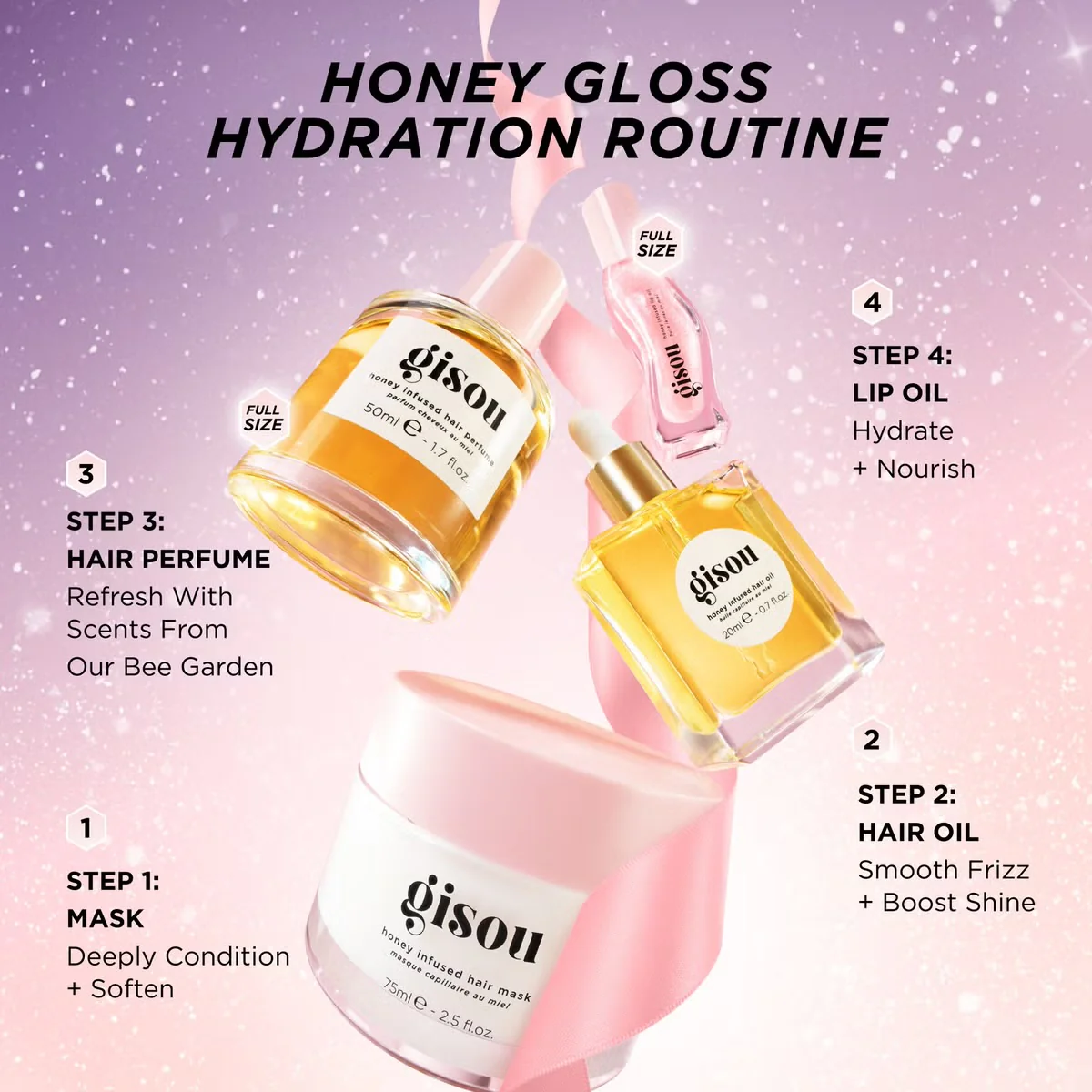 Gisou Honey Hydration Gift Set - Image 4