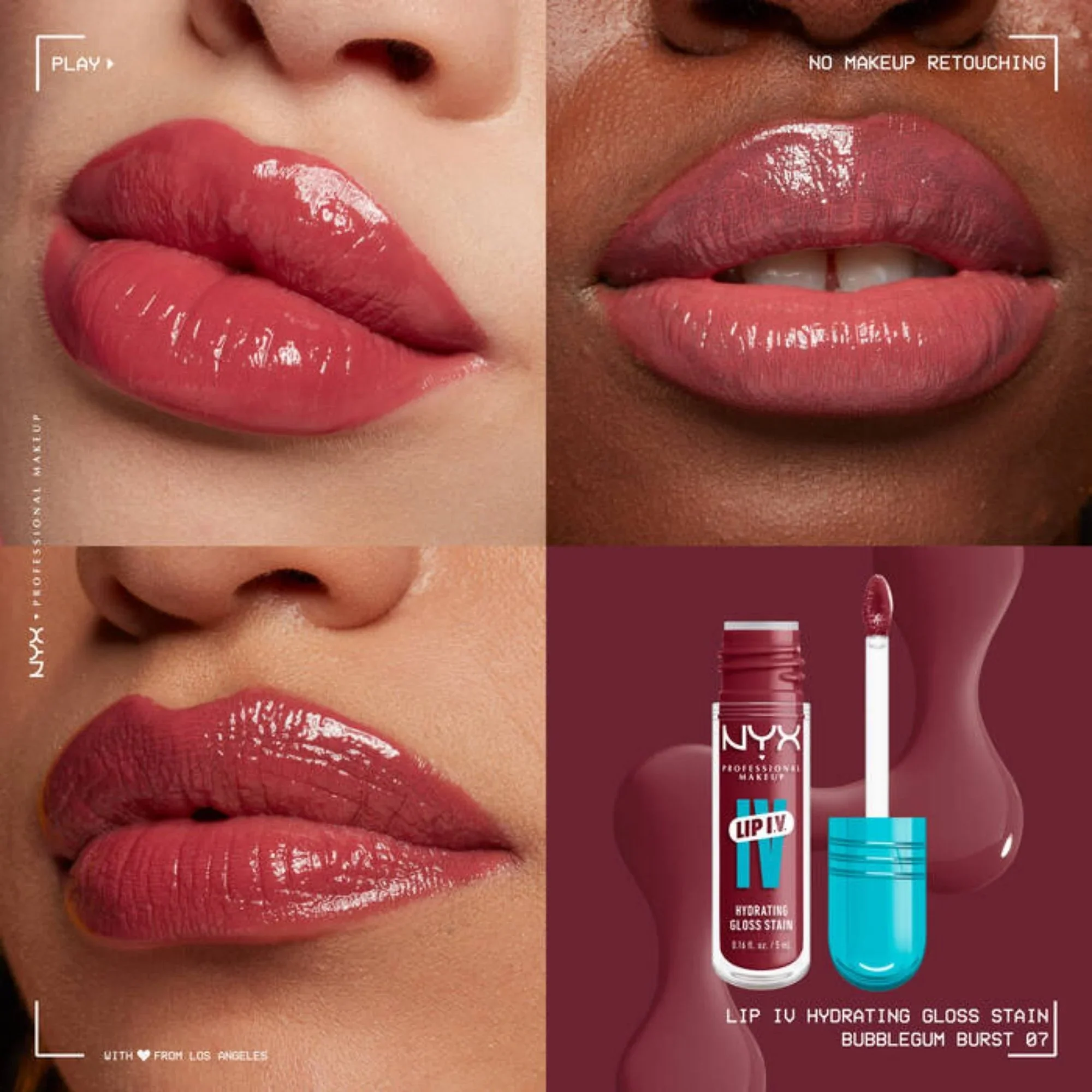 NYX Lip I.V.P Hydrating Lip Gloss Stain - Image 5