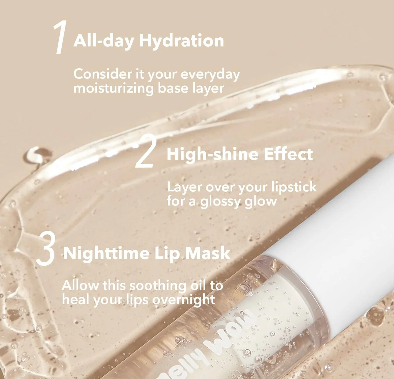 SHEGLAM Jelly Wow Hydrating Lip Oil-Loco For Coco - Image 5